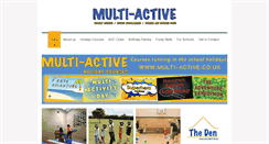 Desktop Screenshot of multi-active.co.uk