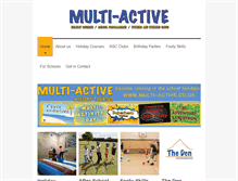 Tablet Screenshot of multi-active.co.uk